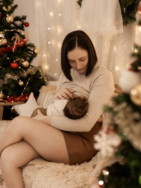 séance photo allaitement Caen studio bohème